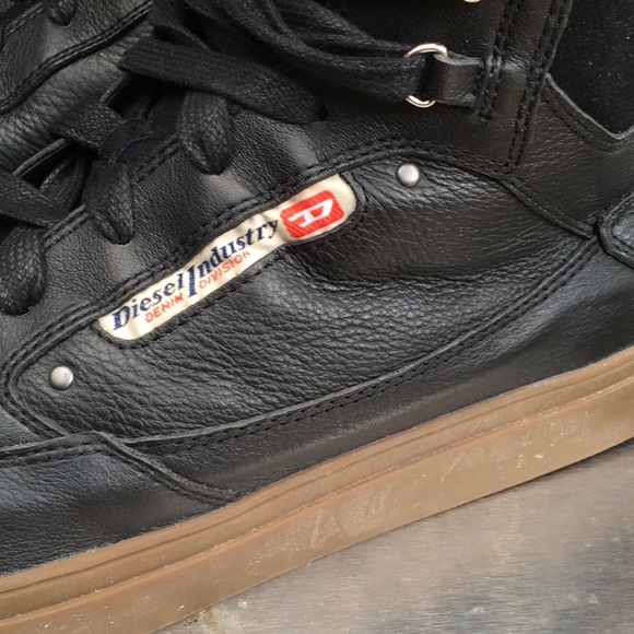 Diesel Claw King Genuine Leather Sneakers 13 - Picture 6 of 10